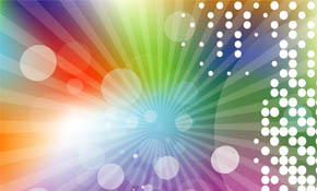 abstract dotted vector in colored b